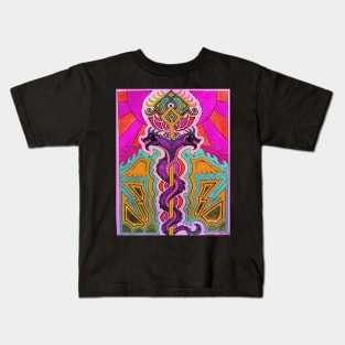 Kundalini Staff 07 Kids T-Shirt